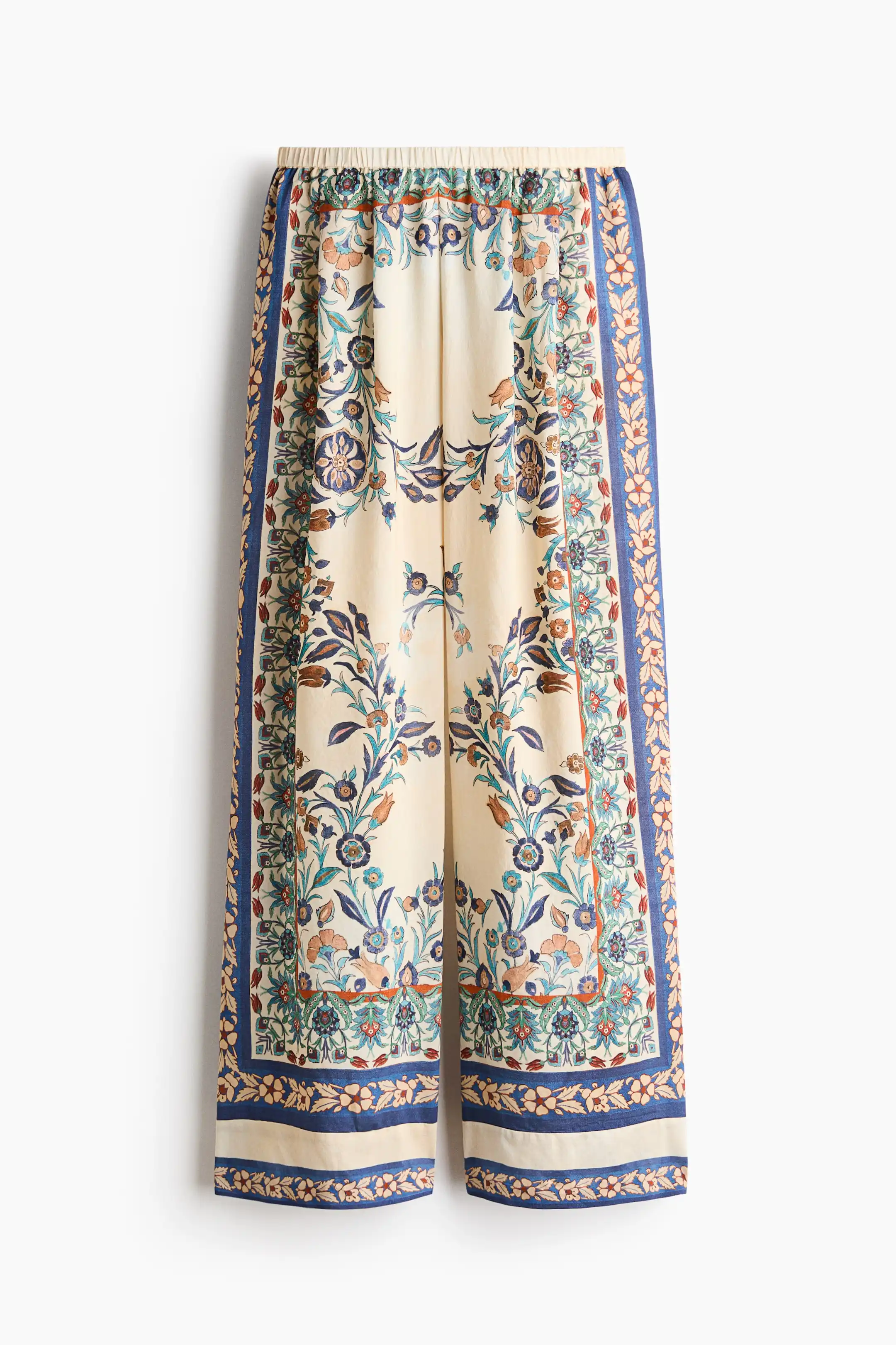 Printed Pull-On Trousers